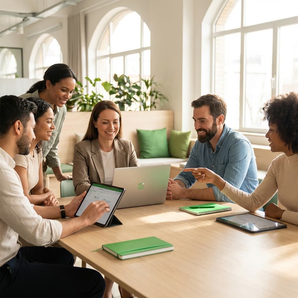 QuickBooks Team Collaborating