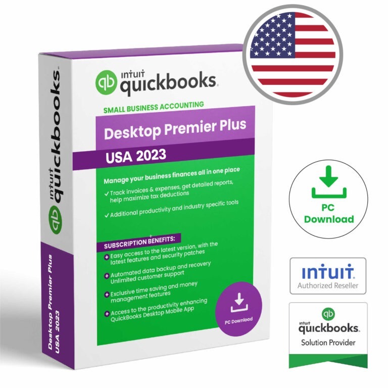QuickBooks Desktop Premier Plus 2023 – Lifetime License Key – USA Version